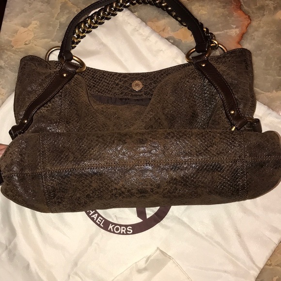 Michael Kors Snake Embossed Handbag - Picture 8 of 8